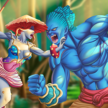 Mushroom fighters - concept art . % Jonathan Valdez Garibay tarafından hazırlanan Dijital İllüstras, on, Karakter Tasarımı, Geleneksel illüstras, Ve on projesi - 03.04.2022