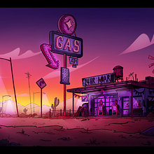 My project in Digital Background Painting for Animation course Ein Projekt aus dem Bereich Traditionelle Illustration, Animation, Digitale Illustration und Digitale Malerei von Kaylene Blackburn - 02.03.2022
