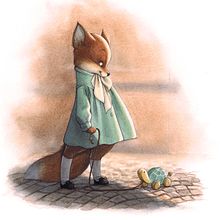 Promener sa tortue. Un proyecto de Ilustración tradicional, Ilustración infantil y Pintura a la acuarela de Julie Mellan - 04.03.2022