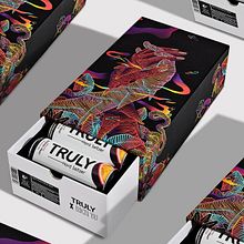 Truly Flavor Drop x Rich Tu. Un progetto di Product design, Illustrazione digitale, Illustrazione editoriale e Graphic design di Rich Tu - 04.03.2022