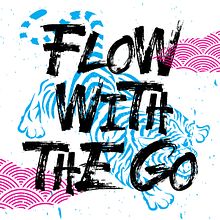 Flow with the Go. Un progetto di Graphic design, Tipografia e Illustrazione vettoriale di Andrew West - 20.01.2022