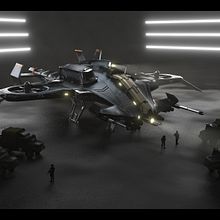 Mi Proyecto del curso: Diseño y modelado de una nave sci-fi en 3D. 3D, 3D Modeling, and 3D Design project by 3dmarce - 02.26.2022
