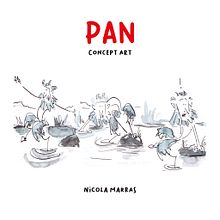 Pan . Un progetto di Fumetto, Illustrazione tradizionale, Design, Sketchbook, Character design, Animazione, Animazione di personaggi, Illustrazione infantile, Illustrazione con inchiostro, Illustrazione editoriale, Direzione artistica, Disegno e Disegno artistico di Nicola Marras - 04.03.2022