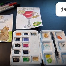 Mijn project van de cursus: Creatief tekenen en handletteren voor beginners. Traditional illustration, Lettering, Drawing, H, and Lettering project by Jessica Heuwekemeijer-van de Vossenberg - 03.04.1980