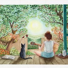 Estudos Variados. Een project van Traditionele illustratie,  Ontwerp, Aquarelschilderen y Patroonontwerp van Elenice Farias - 04.03.2022