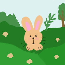 Mi conejo animado. Un proyecto de Ilustración tradicional, Diseño de personajes, Animación de personajes, Animación 2D, Ilustración digital, Dibujo digital e Ilustración animada de Rocio Penciaroli - 04.03.2022