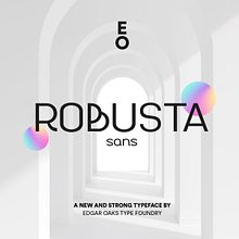 Robusta Sans: Proyecto tipográfico. Design, Advertising, Graphic Design, T, pograph, T, pograph, and Design project by Edgar Robles - 03.02.2022
