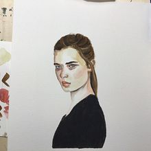 Il mio progetto del corso: Ritratto ad acquerello a partire da una fotografia. Traditional illustration, Watercolor Painting, and Portrait Drawing project by Arianna Gardini - 03.05.2022