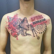 Spring revolution . Tattoo Design, and Design project by Lone Lone - 01.07.2022