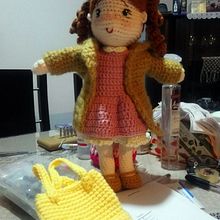 Mi Proyecto del curso: Amigurumi: diseño de ropa, pelo y complementos. Artesanato, Design de brinquedos, Tecido, Crochê, Amigurumi, e Design têxtil projeto de luciav_1222 - 06.03.2022