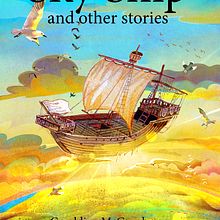 Sky Ship - Book Cover. Design, and Traditional illustration project by Francisco Fonseca - 04.02.2020