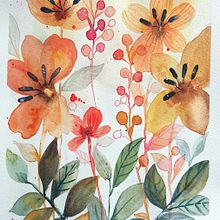 Mi Proyecto del curso: Acuarela floral: conecta con la naturaleza. Ilustração tradicional, Pintura, Pintura em aquarela e Ilustração botânica projeto de Elsa Gomez - 04.03.2022