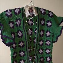 Casaqueto Fina . Crochê projeto de Rita de Cássia Pinheiro Guimarães - 06.03.2022