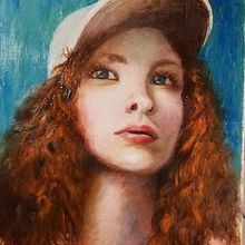 Mein Kursprojekt: Moderne Porträtmalerei mit Ölfarben. Painting, and Oil Painting project by mtg_67 - 03.06.2022