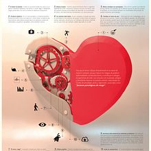 Mi Proyecto del curso: Infografía de los 10 mecanismos del amor. Design, Traditional illustration, Arts, Crafts, Sculpture, Set Design, Paper Craft, Product Photograph, DIY, and Photograph project by Pablo Leonar - 03.06.2022