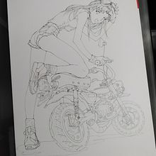 Mi Proyecto del curso: Coloreado con marcadores para dibujo manga. Traditional illustration, and Manga project by Andre - 03.07.2022