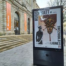 Exposition Hugo Pratt, Lignes d'Horizons - MUSAQ Bordeaux. Graphic Design project by Aude Minardo - 03.07.2022