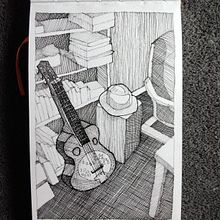 My project for course: Illustrated Diary: Fill Your Sketchbook with Experiences. Traditional illustration, Sketching, Drawing, Sketchbook & Ink Illustration project by Rhonda Stewart - 03.08.2022