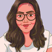 My project for course: Digital Fantasy Portraits with Photoshop. Ilustração tradicional, Desenho, Ilustração digital, Desenho de retrato, Desenho digital, e Pintura digital projeto de Aleena T Joseph - 15.03.2022