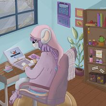 Comfy zone. Un proyecto de Ilustración tradicional de Fernanda Godoy Bascuñan - 08.03.2022