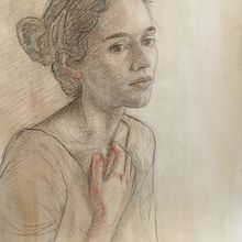 My project for course: Classical Portrait Drawing: The Renaissance Man’s Method. Un proyecto de Bellas Artes, Bocetado, Dibujo, Dibujo de Retrato, Dibujo realista y Dibujo artístico de Florian Clemente - 06.04.2022