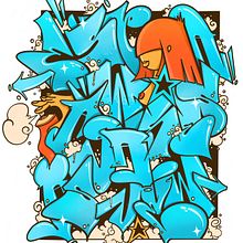 Graffiti Letters. Een project van  Urban art, Digitale tekening,  H, lettering y  Art direction van el waves! - 08.01.2022