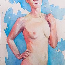Mi Proyecto del curso: Figura humana en acuarela Ein Projekt aus dem Bereich Traditionelle Illustration, Bildende Künste, Malerei, Aquarellmalerei, Realistische Zeichnung und Anatomische Zeichnung von Agustina Serafin Junyent - 09.03.2022