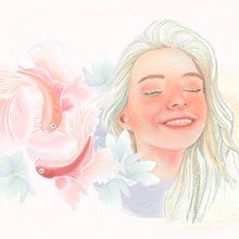 Project from ‘Illustrated Portrait in Watercolour’ 2022. Traditional illustration project by Sarah Cooper - 03.06.2022