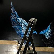 Photocall para sala de eventos . Painting, Decorative Painting, Traditional illustration, and Decoration project by María Gomes - 03.09.2022