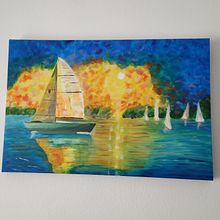 Mi Proyecto del curso: Naturaleza con pintura acrílica: del cuaderno al lienzo . Projekt z dziedziny Trad, c, jna ilustracja,  Malarstwo, Malarstwo akr, lowe i Sketchbook użytkownika maribelvallesplaza - 22.05.2022