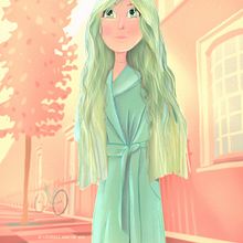 Mi Proyecto del curso: Creación de personajes femeninos estilo cartoon con Procreate. Projekt z dziedziny Trad, c, jna ilustracja, Ilustracja c, frowa, R, sunek c i frow użytkownika Lourdes Martín - 09.03.2022