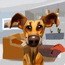 Dumbo Dog . Un progetto di Illustrazione tradizionale di claudia.natali81 - 09.03.2022