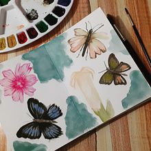 Mi Proyecto del curso: Diario naturalista en acuarela. Traditional illustration, Watercolor Painting, Botanical Illustration, Sketchbook, and Naturalistic Illustration project by Grace Luna - 03.10.2022