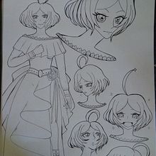 My project for course: The Art of Manga: Drawing Unique Characters. Character Design, Pencil Drawing, Drawing, Ink Illustration, and Manga project by Anh Moreen C. Cusi - 03.10.2022
