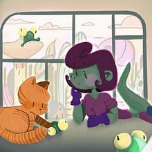 My project for course: Fantastical Illustrations with Procreate. Traditional illustration, Digital Illustration, and Digital Drawing project by Bárbara Delgado - 03.10.2022