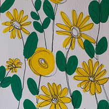 Thank you for this inspiring Floral Pattern course. Projekt z dziedziny Trad, c, jna ilustracja, Projektowanie graficzne i  Malarstwo użytkownika Marlène Pauly - 10.03.2022