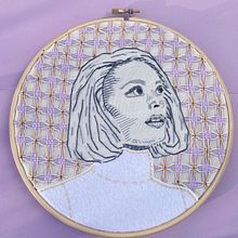 Mi Proyecto del curso: Creación de retratos bordados. Un proyecto de Bordado y Diseño textil de flor_atencia - 10.03.2022