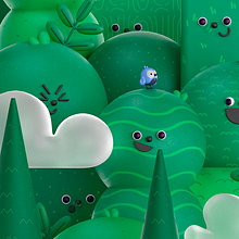 Tiny Climate theme song. Un proyecto de Diseño, Ilustración tradicional, Motion Graphics, Animación, Animación 3D, Animación de personajes, 3D y Modelado 3D de Andres Rossi | Wildthings Studio - 11.03.2022