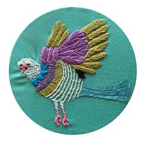 The birds in my Garden - bird feeder theft! . Bordir proyek oleh Alli - 03.11.2022