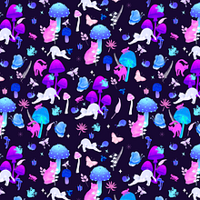 My project for course: Digital Pattern Illustration Inspired by Flora and Fauna. Un progetto di Illustrazione tradizionale, Pattern design, Disegno, Illustrazione digitale e Illustrazione botanica di Yura Aung - 17.03.2022