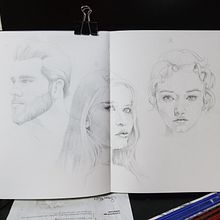 KayBiden: Portrait Sketchbooking: Explore the Human Face Ein Projekt aus dem Bereich Skizzenentwurf, Zeichnung, Porträtzeichnung, Artistische Zeichnung und Sketchbook von kaybiden - 11.03.2022