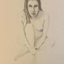 Sofia: Front sitting. Un projet de Dessin anatomique de Paul LaPointe - 11.03.2022