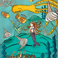 My project for course: Fantasy Illustrations for Children. Un progetto di Illustrazione tradizionale, Pittura, Disegno a matita, Disegno, Pittura ad acquerello, Illustrazione infantile e Disegno digitale di Karen Vangronsveld - 11.03.2022