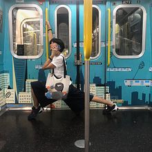Subway poster and Wallpaper for the New York City  Metropolitan Transportation Authority . Un progetto di Illustrazione tradizionale, Design e Product design di James Yang - 22.08.2016