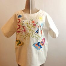 Mi Proyecto del curso: Bordado contemporáneo con puntos tradicionales mexicanos. Un projet de Artisanat, Broderie, Art textile , et Design textile de Sandra Monroy Cota - 11.03.2022