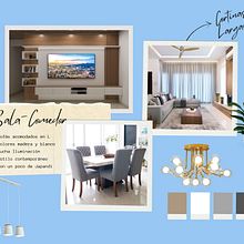 Mi Proyecto del curso: Moodboard para: Diseño de interiores para espacios multifuncionales . Arhitectură de interior, Design interior, Decorațiuni interioare și Design spațial de Yariela Barría Batista - 03.11.2022