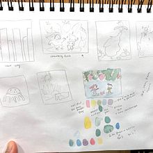 My project for course: Illustration Techniques with Watercolor and Gouache. Projekt z dziedziny Trad, c, jna ilustracja,  Sztuki piękne,  Malarstwo, Malowanie akwarelą, Ilustracje dla dzieci i Malowanie gwaszami użytkownika Sarah Doan - 12.03.2022