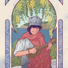 Mi Proyecto del curso: Retrato ilustrado con estilo art nouveau. Traditional illustration, Fine Arts, Digital Illustration, Portrait Drawing, Artistic Drawing, Digital Drawing, and Digital Painting project by Dan Molina García - 03.12.2022