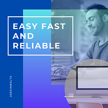 Rebranding of a local website for Jobseekers. Design, and Advertising project by John Bonanno - 03.12.2022