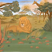 My project for course: Digital Illustration: Create a Colorful Nature Scene Ein Projekt aus dem Bereich Traditionelle Illustration, Digitale Illustration und Naturalistische Illustration von Paola-Claudia Skoric - 12.03.2022